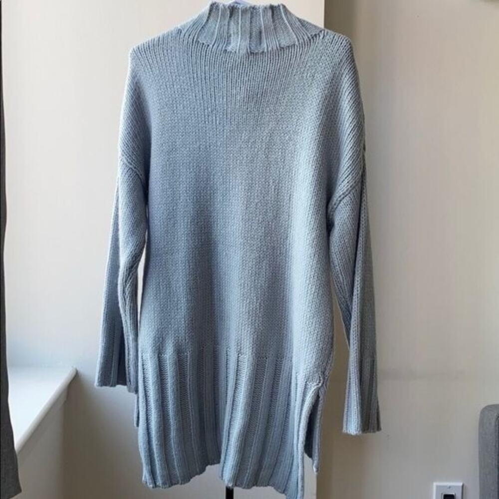 NWT For the Republic Blue Sweater Size S - Picture 4 of 7